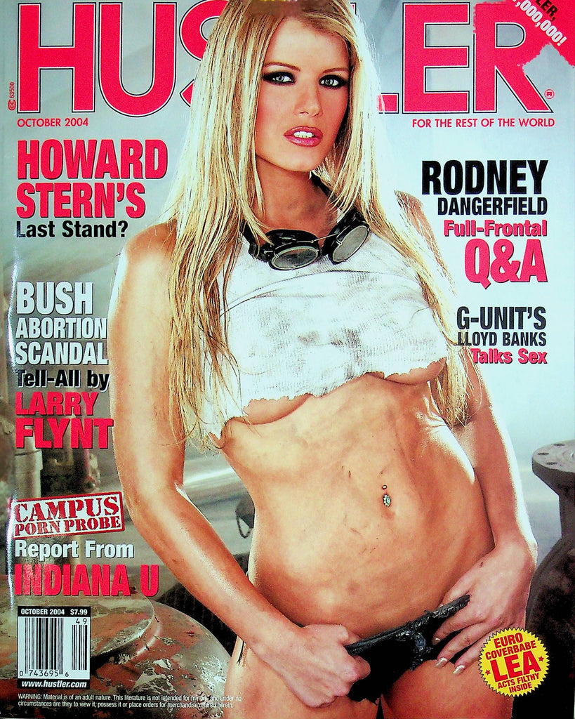 Hustler Magazine Rodney Dangerfield & Indiana U October 2004 073024RP