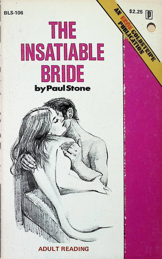 The Insatiable Bride by Paul Stone BLS-106 1974 Blackpool Library Adult Paperback Novel -111824AMP