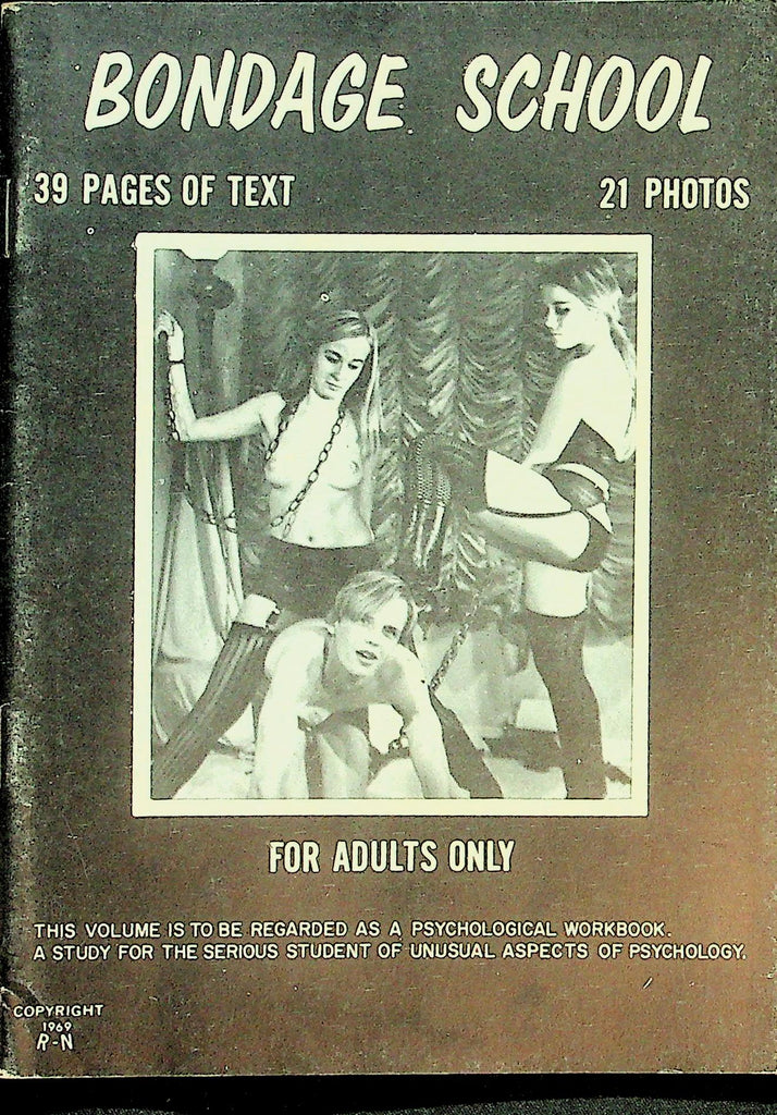 Bondage School Digest  by Kennith Harding  1969  100426lmp-GSC