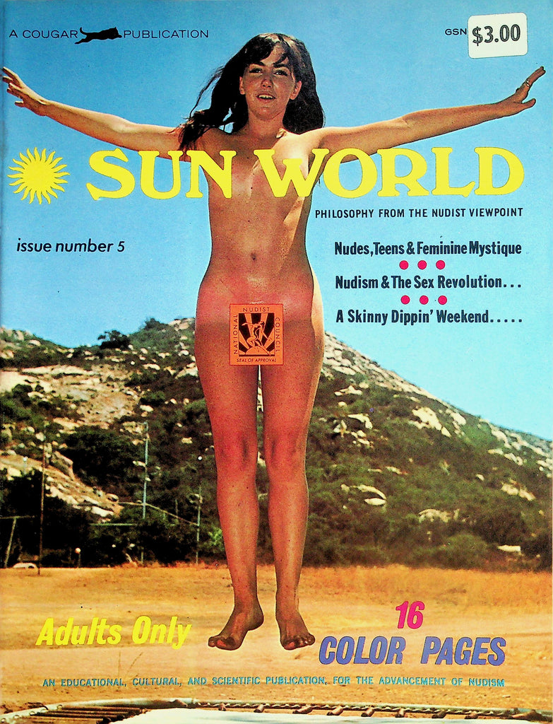 Sun World Nudist Magazine  Nudism & The Sex Revolution / Skinny Dipp'n Weekend  #5  Fall 1967   070226lmp-GSC