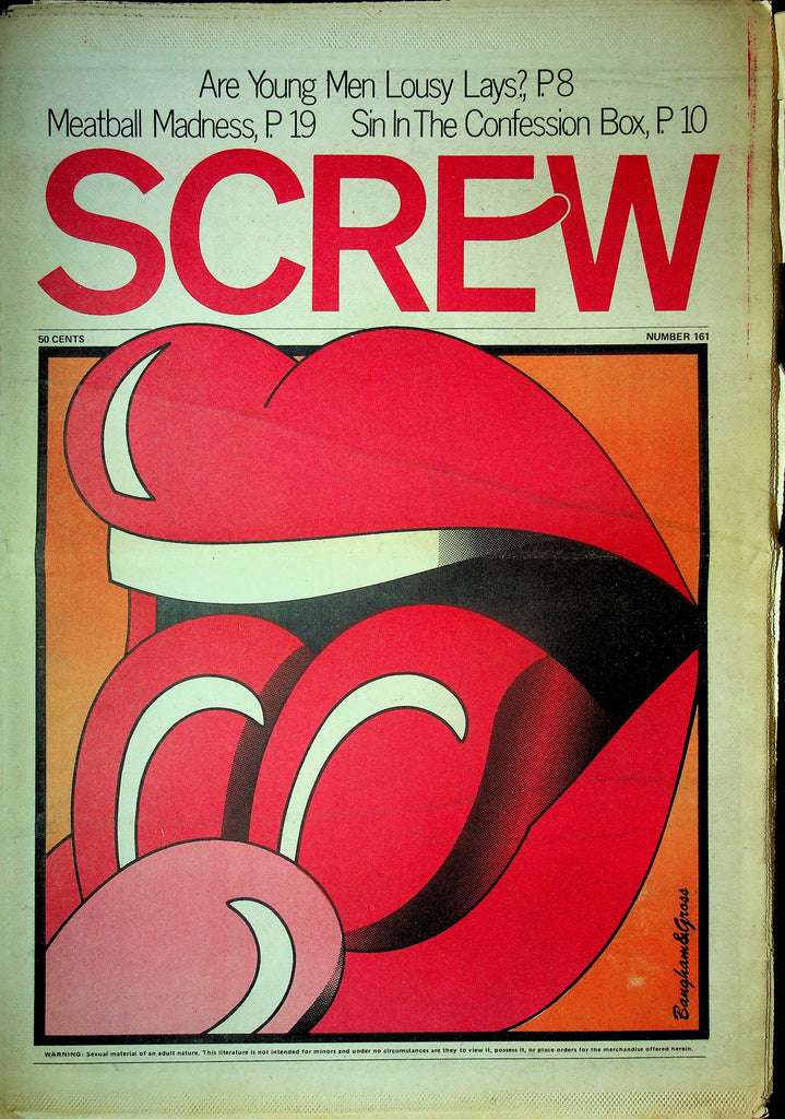 Screw Men's Newspaper Sin In The Confession Box No.161 April 3 1972 061124OSRP