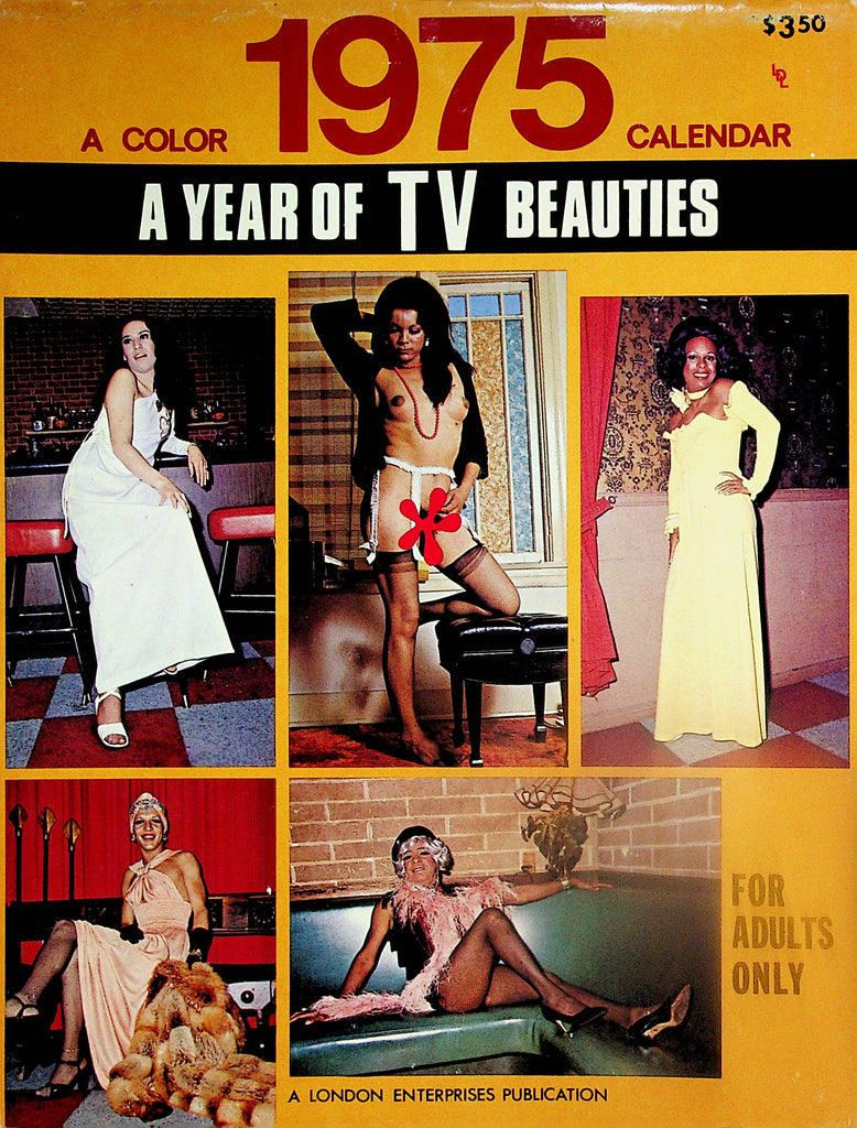 Transvestite Beauties 1975 Calendar  A Year Of TV Beauties   London Enterprises  052424lm-p2