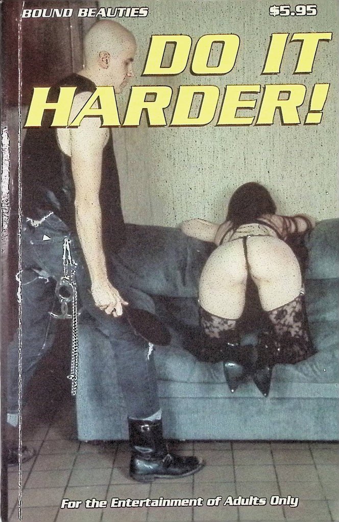 Do it Harder! BD-211 1995 Bound Beauties Bondage Star Dist Adult Paperback Novel-082924AMP