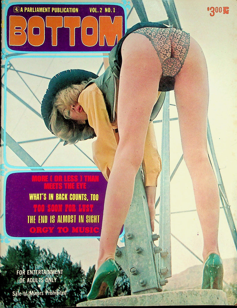 Bottom Magazine  Sexy Asses Spread / Orgy To Music  vol.2 #1  1970  Parliament   072226lmp-GSC