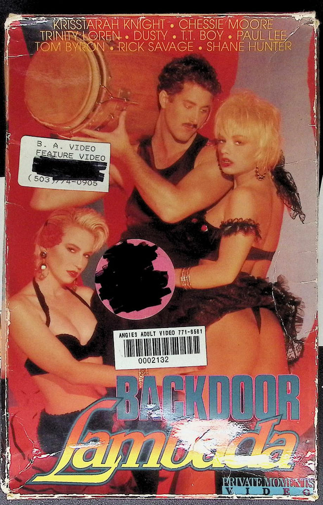 Backdoor Lambada Starring Kristarah Knight Chessie Moore Trinity Loren Dusty Adult VHS Gourmet Video 080825AVHS