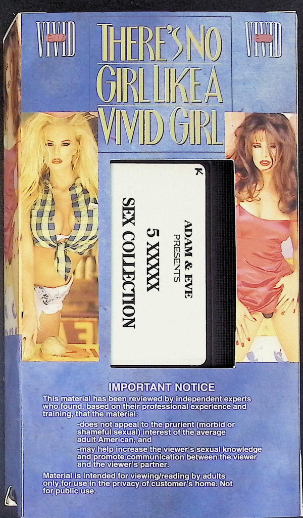 5 XXXXX Adult VHS 1999 Vivid Adam & Eve 102425AKVHS2