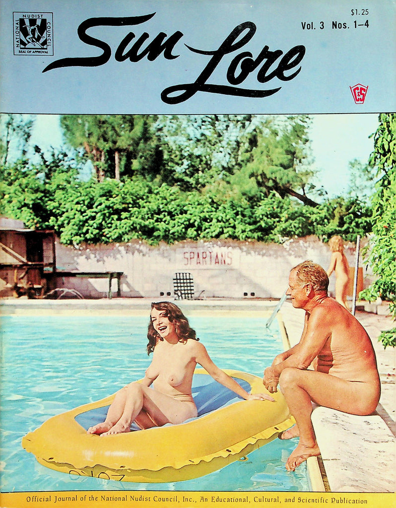 Sun Lore Nudist Magazine   A Visit To Silver Hill  vol.3 #1-4  January-April 1966   071426lmp-GSC