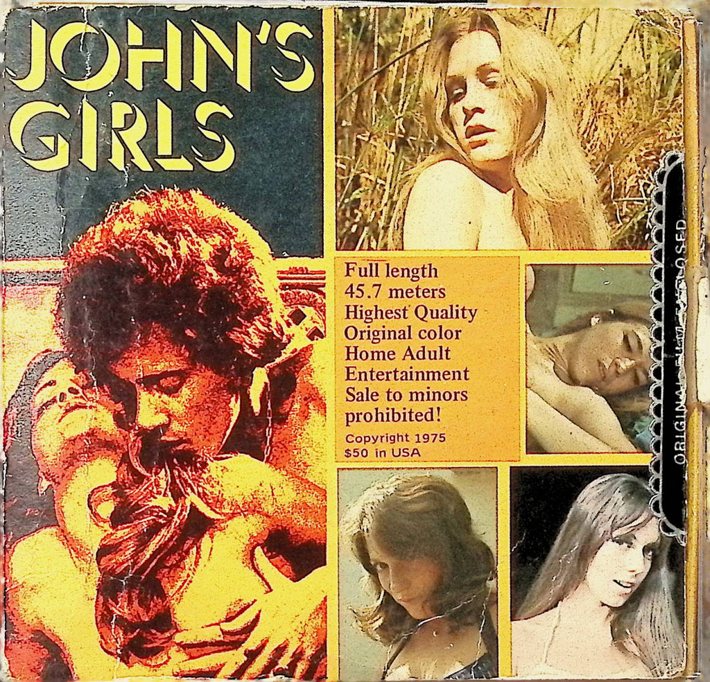 John's Girls 1 Help Thy Neighbor John Holmes 1975 8mm Reel 100924AMP