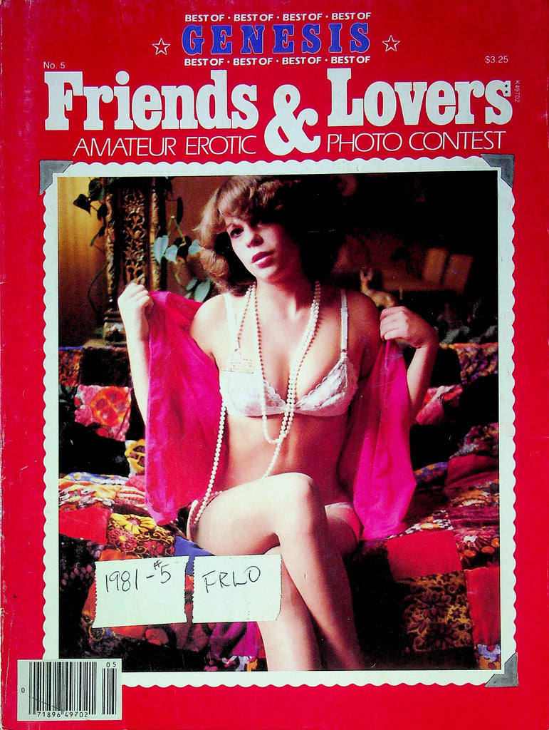 Best Of Genesis Friends & Lovers Magazine Amateur Erotic Photo Contest No.5 1981 122723RP2