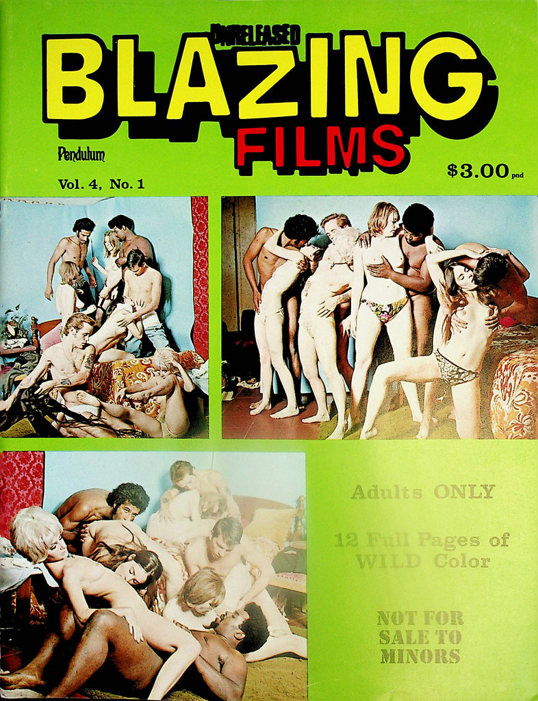 Unreleased Blazing Films Magazine  John And Mary And Mary / The Call Girls  April/ May 1970      051624lm-p