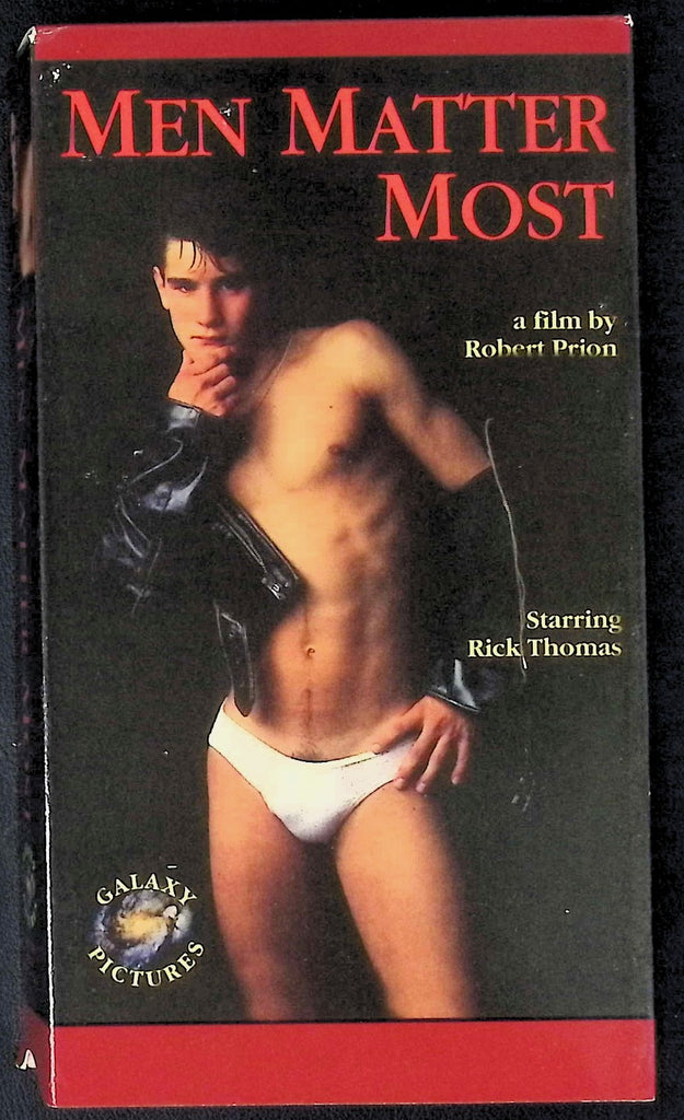 Men Matter Most Rick Thomas Chris Collins Todd Stevens Gay VHS Robert Prion Galaxy Pictures 032426AKVHS3