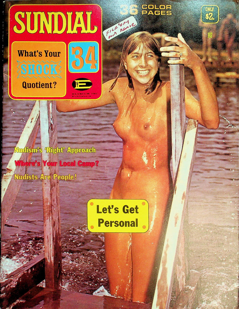 Sundial Nudist Magazine  Let's Get Personal / Nudists Are People!  #34 1967 by Eysium   070426lmp-GSC