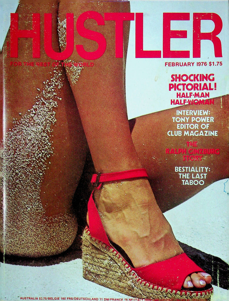 Hustler Magazine Tony Power Interview February 1976 102524RP