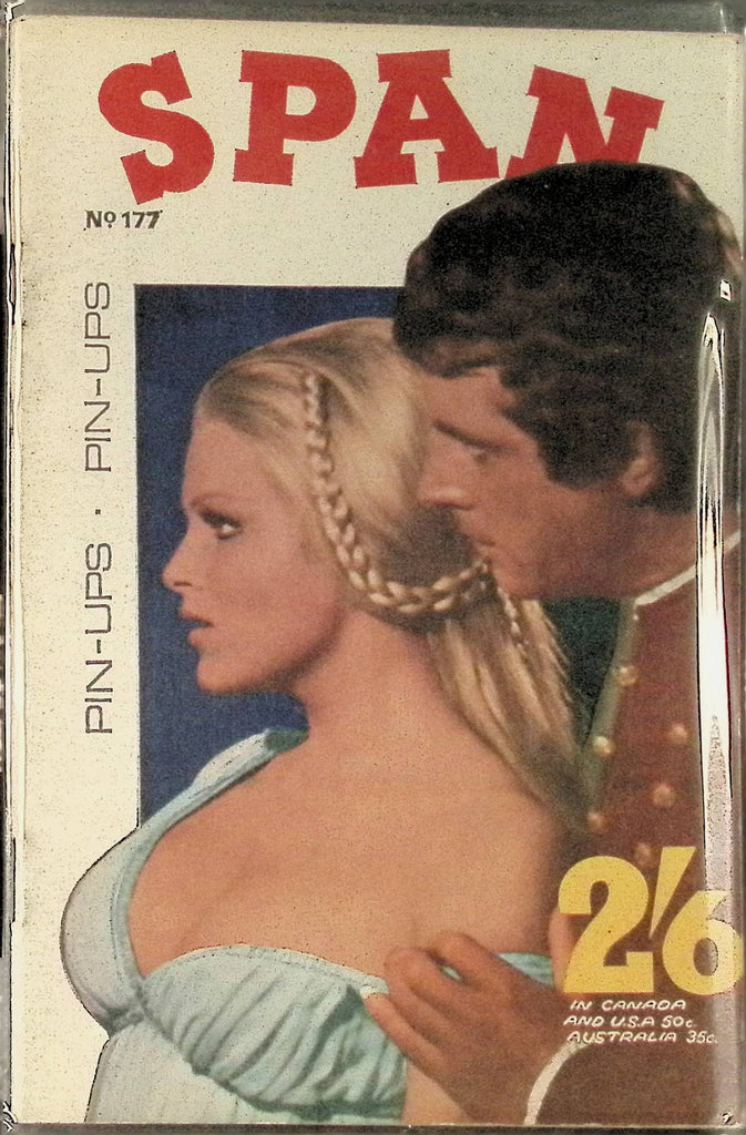 Span #177 Glamour Magazine for Men 1960s/70s Digest Sized Beautiful Pin-Up Girls 102325AMP