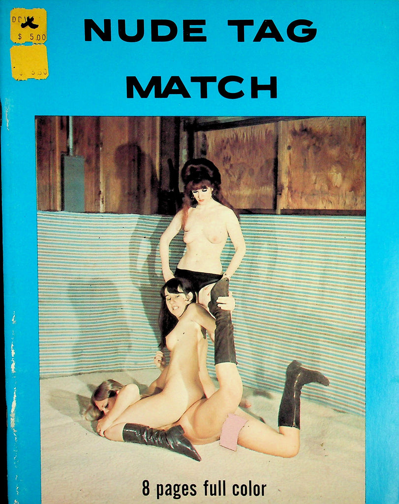 Nude Tag Match Magazine  Beautiful Girls Wrestling!  #1 1970's     080526lmp-GSC