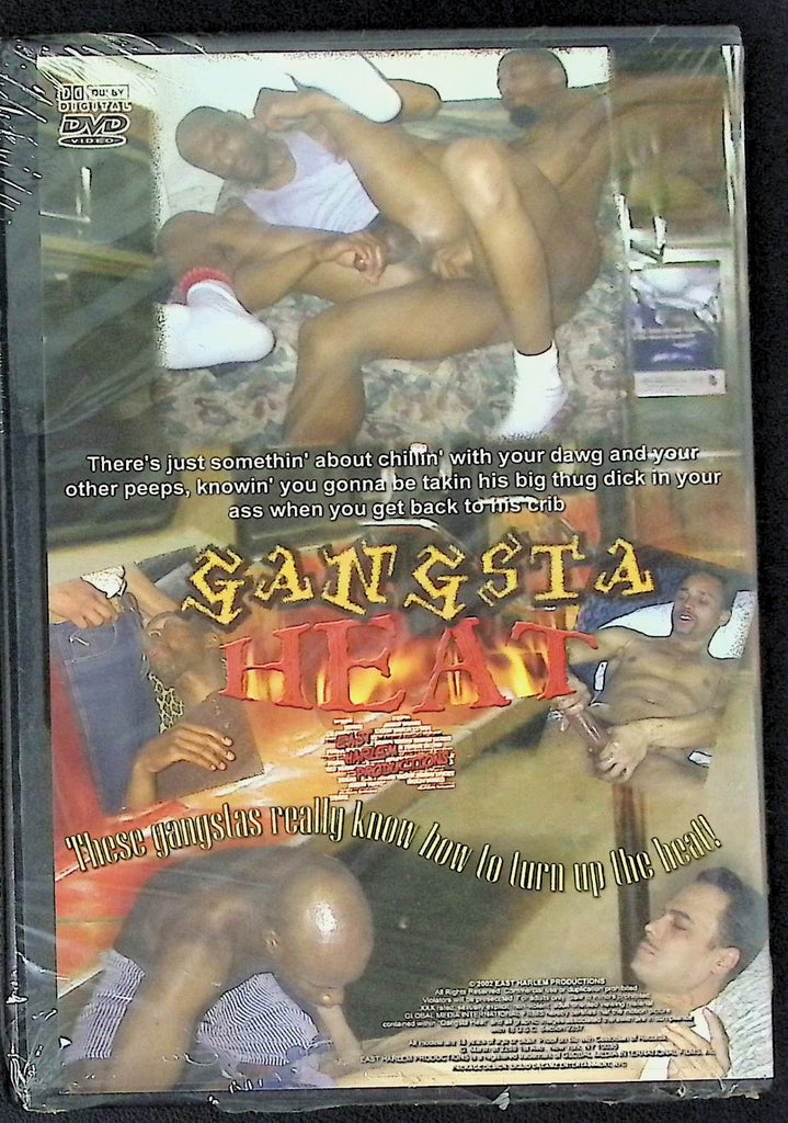 Gangsta Heat Gay Adult DVD East Harlem Productions 082925AKDVD