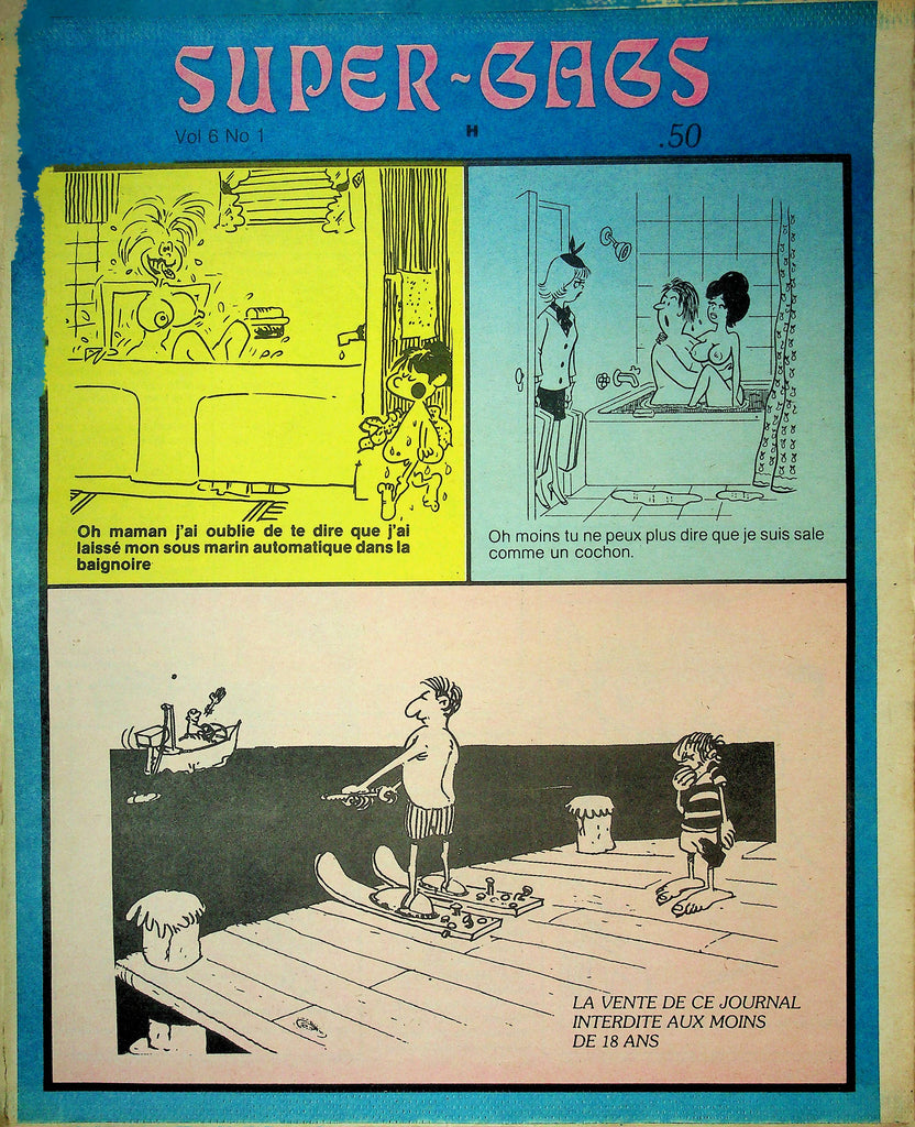 Super-Gags French Men's Newspaper Vol.6 No.1 061324OSRP