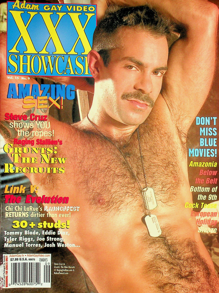 Adam Gay Video XXX Showcase Magazine  Cover Guy Steve Cruz   vol.15 #9  March 2008   041426lmp