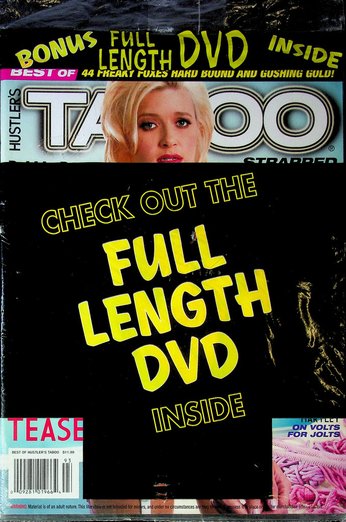 Best Of Hustler's Taboo BDSM Magazine Ft. Nina Hartley 2014 Sealed W/DVD 090925RP-