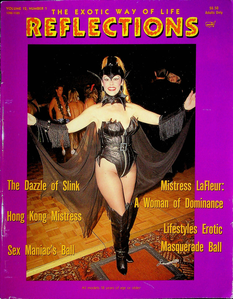 Reflections BDSM Men's Magazine Mistress LaFleur Vol.12 No.1 1989 081524RP
