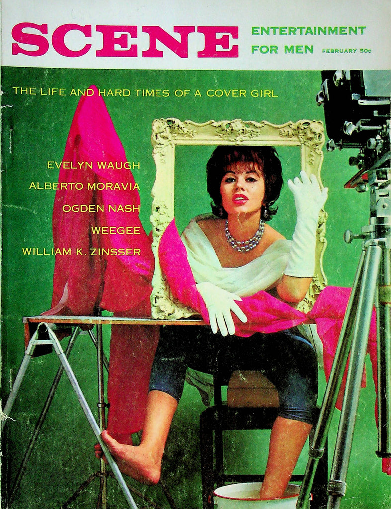 Scene Magazine Evelyn Waugh & Alberto Moravia February 1962 050724RP