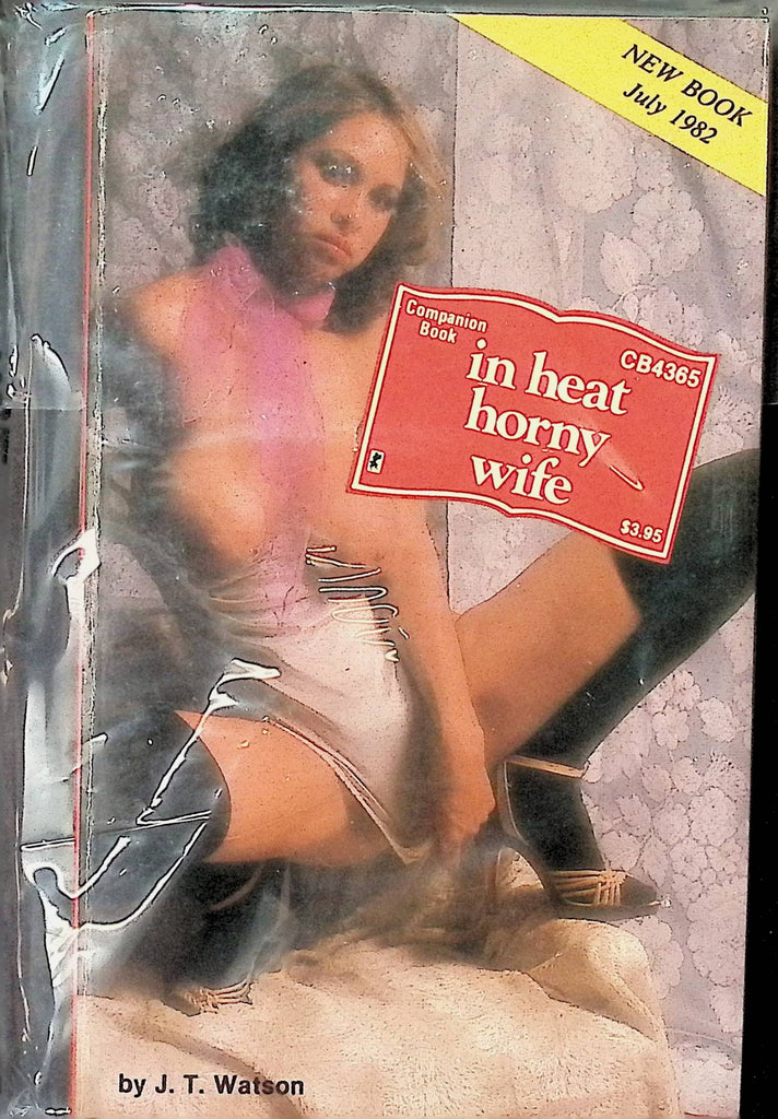 In Heat Horny Wife JT Watson July 1982 CB4365 Companion Book Greenleaf Adult Paperback Novel-082924AMP