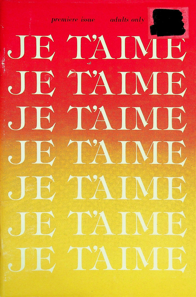 Je T'Aime Digest  Premiere Issue!  Debbie, Lunch For Two, Sisters Of Lesbos 1976   070826lmp-GSC