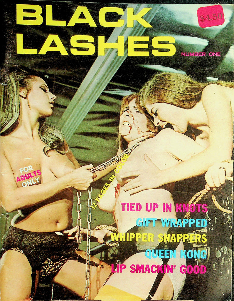 Black Lashes Fetish Magazine  Gift Wrapped / Whipper Snappers  #1 1970's  082626lmp-GSC
