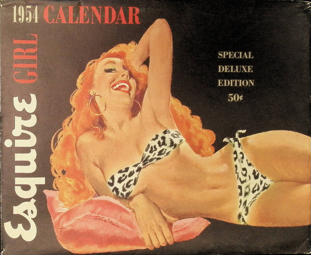 Esquire Girl 1953/54 Calendar Special Deluxe Edition Pin-up Girl Art 9x11" 081325AMCAL