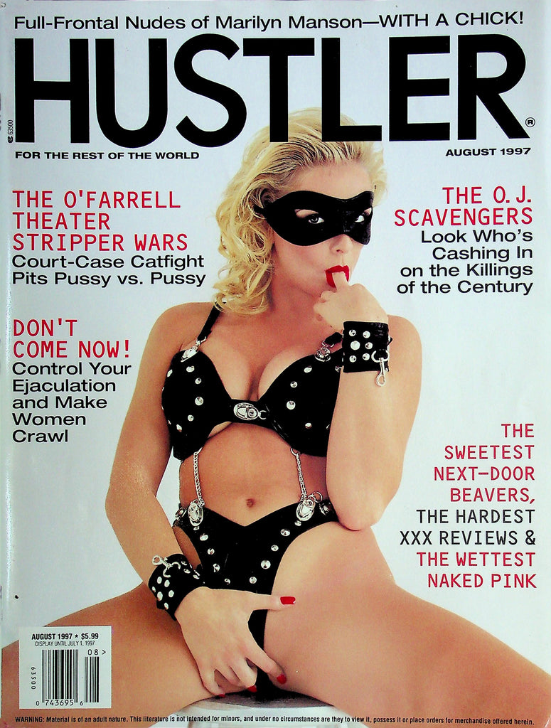 Hustler Magazine Ft. Marilyn Manson & Lesliee Ann August 1997 030325RP