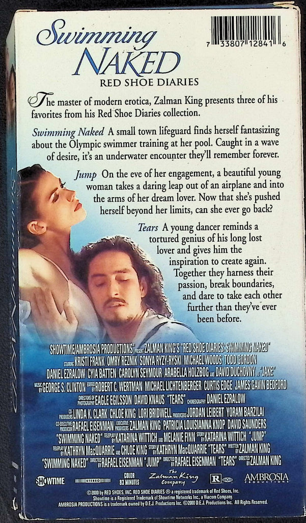 Red Shoe Diaries: Swimming Naked ft. Kristi Frank, Omry Reznik, Michael Woods Adult VHS 2000 Showtime Ambrosia Productions 121025AKVHS2