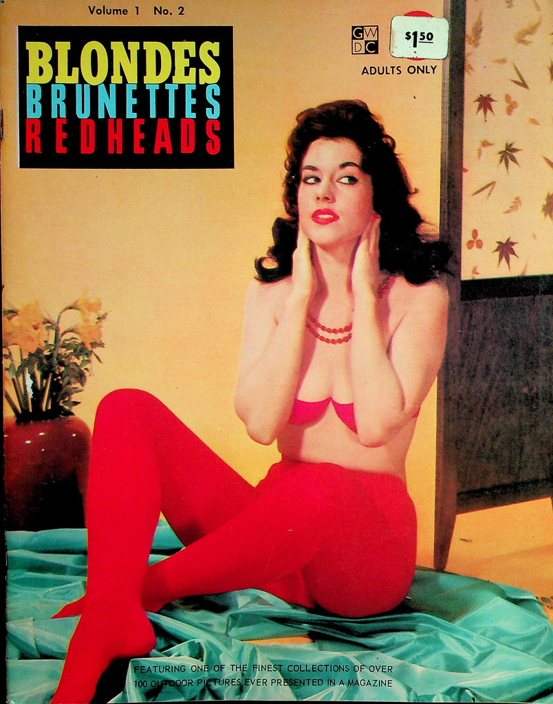 Blondes Brunettes Redheads Magazine  Over 100 Pixs!  vol.1 #2  1959    090426lmp-GSC