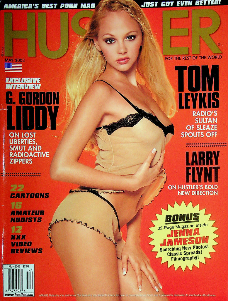 Hustler Magazine G. Gordon Liddy & Tom Leykis May 2003 012925RP