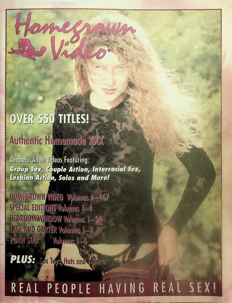 Homegrown Video Catalog  Real People Having Real Sex!  Over 550 Titles  1980's   120325lmp