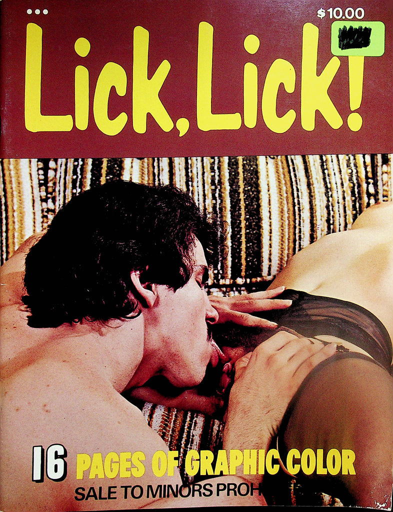 Lick, Lick! Magazine  Erotic Literature, Swapping & Swinging and The Art Of Cunnilingus  #1  1970's    021925lm-p2