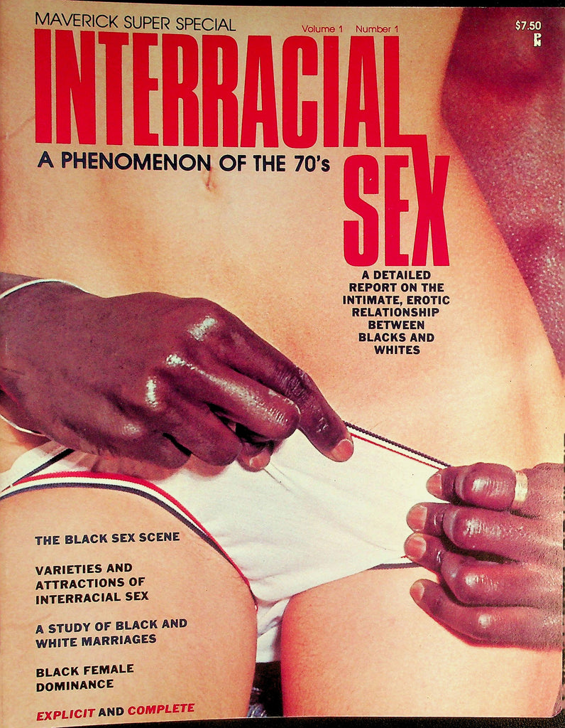 Interracial Sex Magazine  A Phenomenon Of The 70's!  Intimate Erotic Relationships  vol.1 #1  1978   090226lmp-GSC