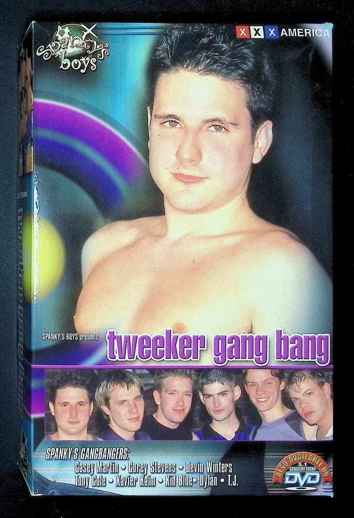 Tweeker Gang Bang Spankys Boys Gay VHS 2002 Casey Martin Corey Stevens 041125DMVHS2