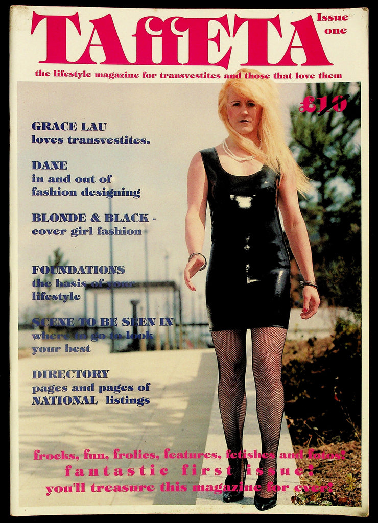 Taffeta Adult TV/Trans Magazine No. 1 1980s/1990s Grace Lau & More 082726hrp-36