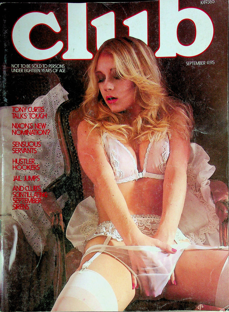 Club Magazine Tony Curtis & Jail Jumps September 1977 011525RP