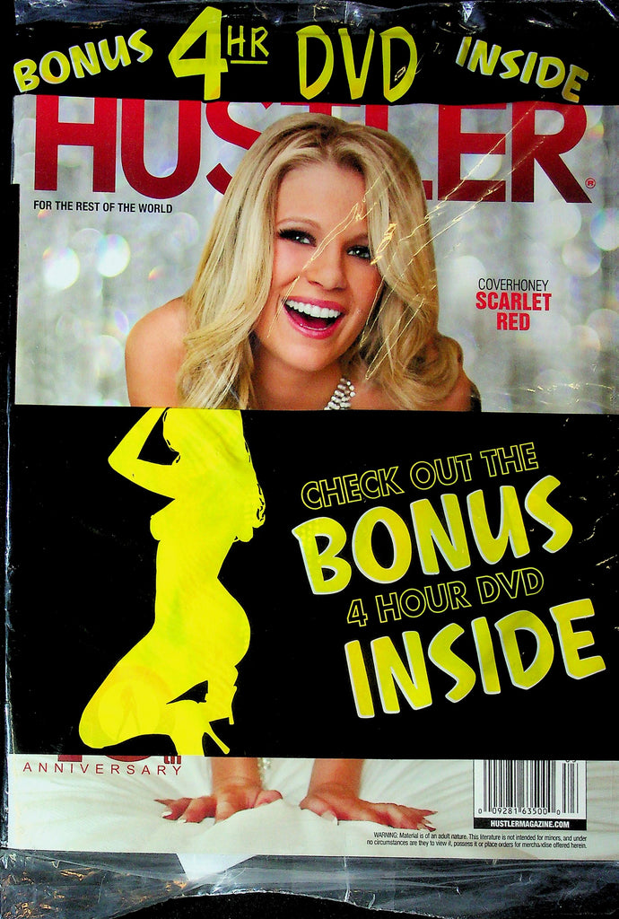 Hustler Magazine Ft. Scarlet Red Sealed W/DVD 090925RP-