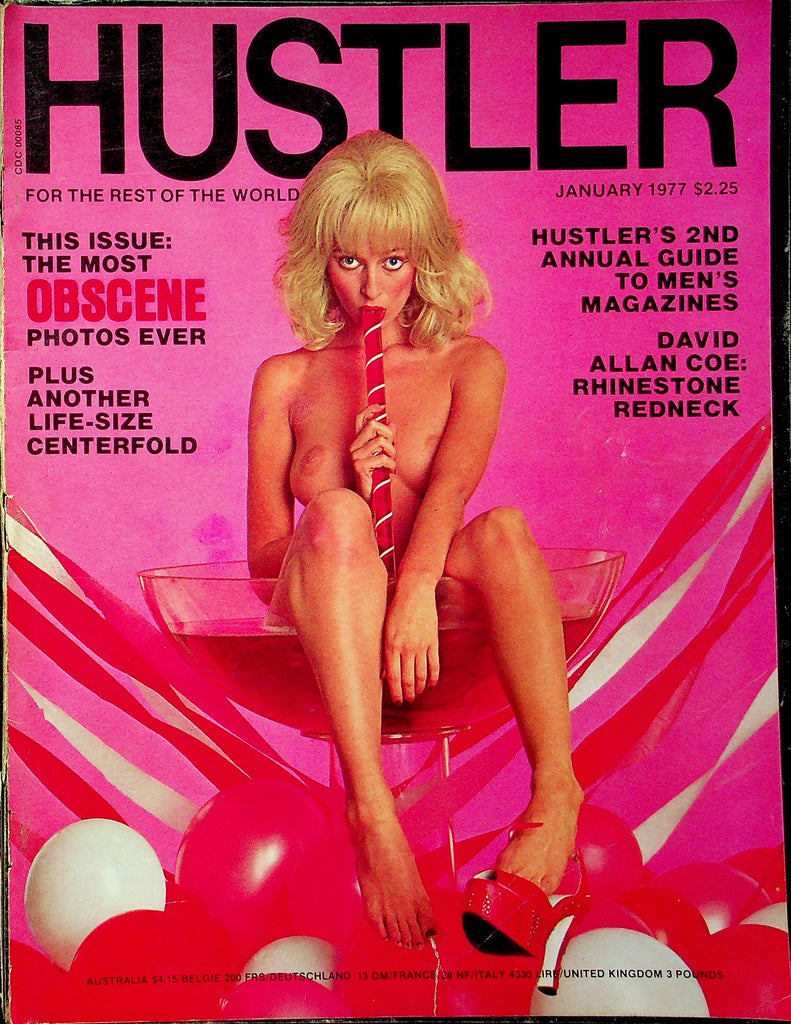 Hustler Magazine 2nd Annual Guide To Magazines & David Allen Coe January 1977 051723RP