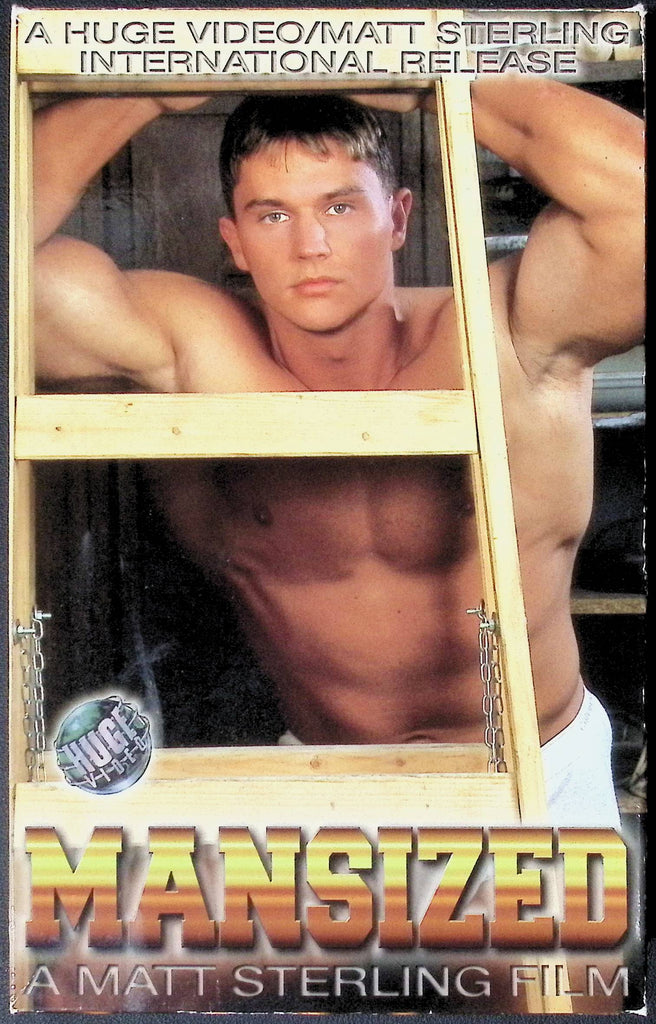 Mansized A Matt Sterling Film Huge Video Gay VHS 1999 102524JKVHS4