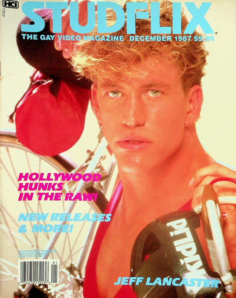 Studflix Gay Magazine  Coverguy Jeff Lancaster  December 1987  030326lmp