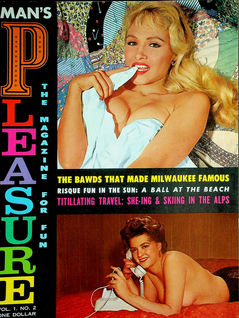 Man's Pleasure Magazine  Pretty Polly  vol.1 #2  1960's  061426lmp-GSC