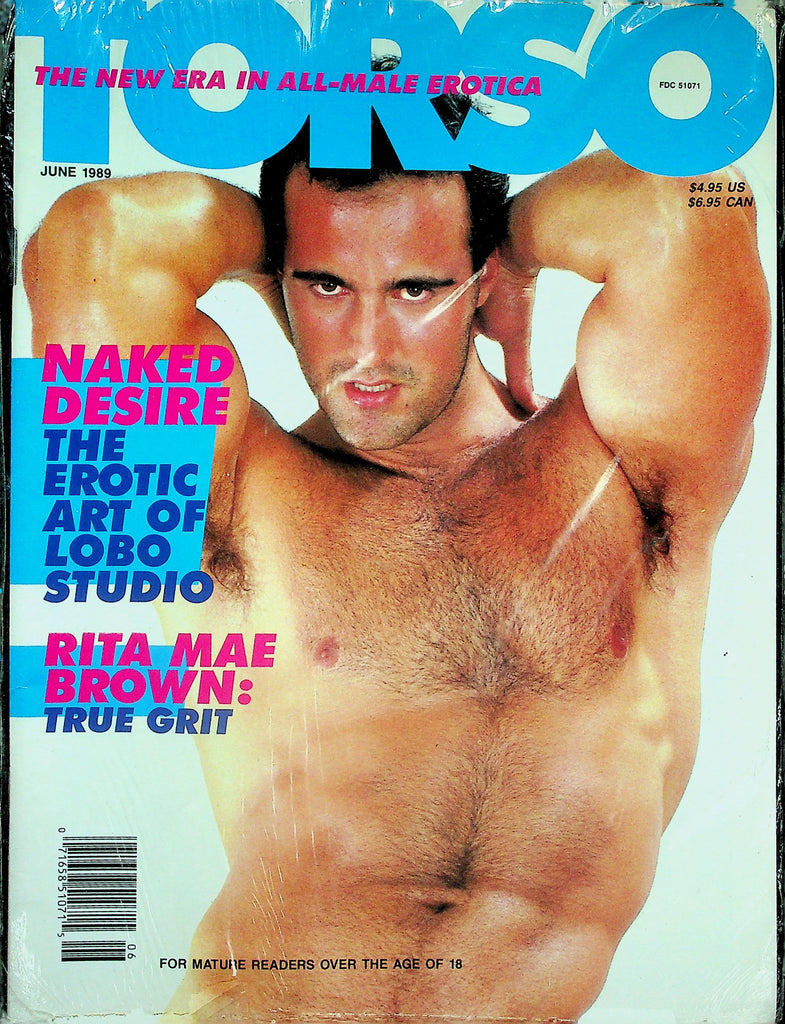 Torso Gay Magazine   Naked Desire  June 1989  new/sealed   122525lmp