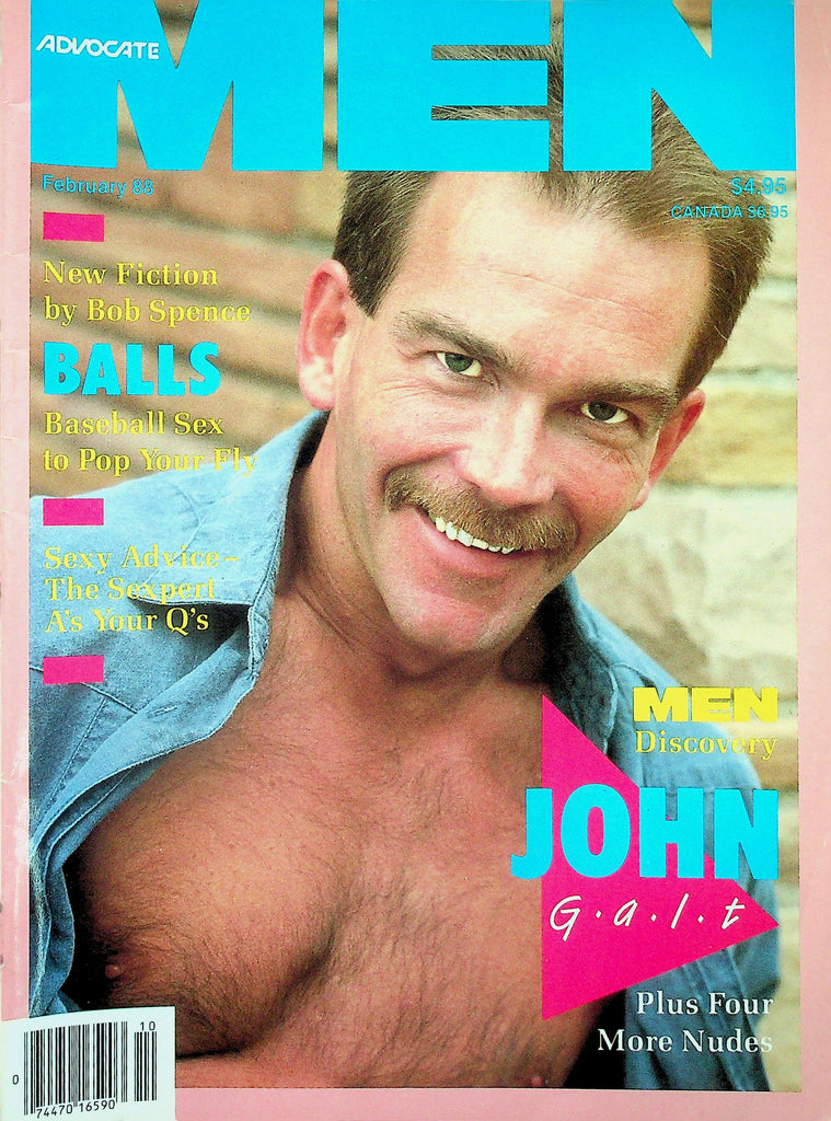 Advocate Men Gay Magazine   Cover Guy John Galt     010826lmp