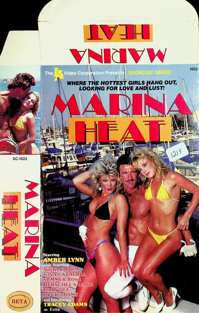 Marina Heat with Amber Lynn Nikki Charm Gina Carrerra Adult VHS LA Video 061026NAVHS6-3