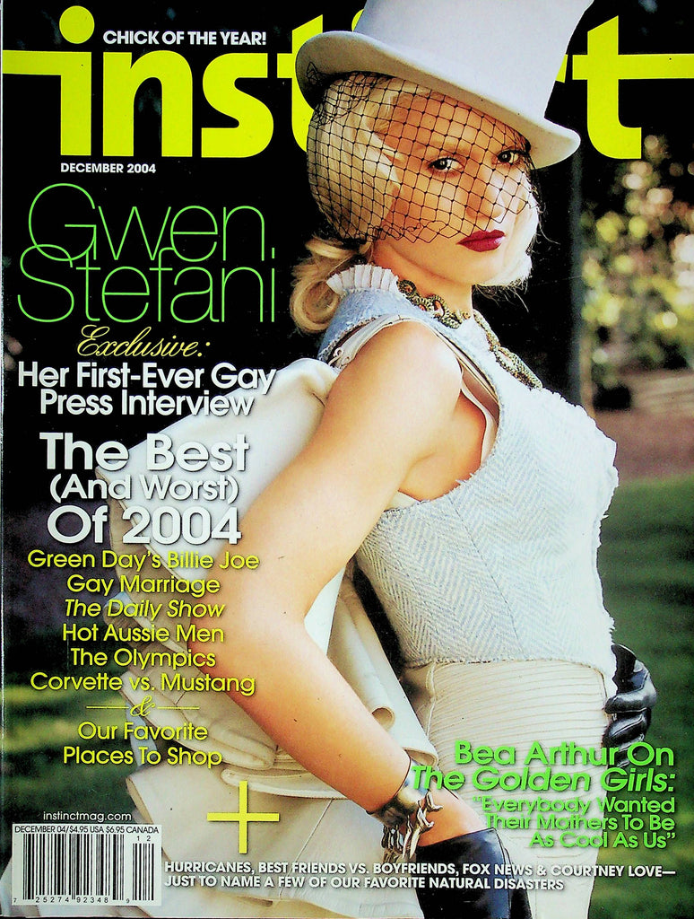 Instinct Gay Interests Magazine Gwen Stefani & Bea Arthur December 2004 072524RP