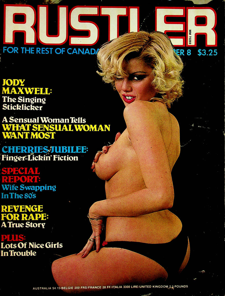 Rustler Magazine  Riding Bare Back vol.2 #8 1981   063023lm-p
