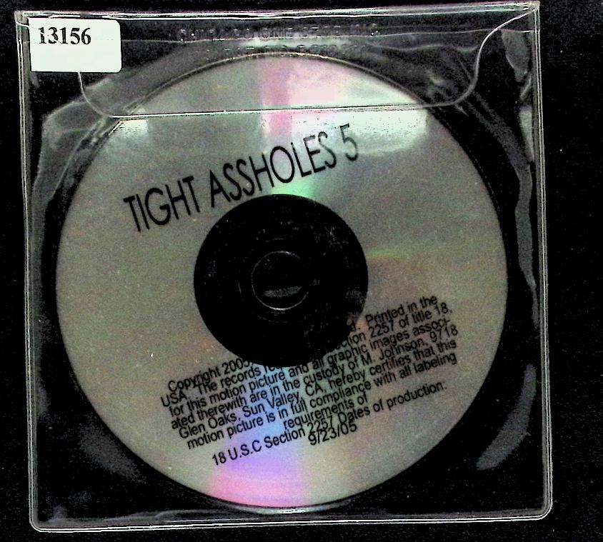 Tight Assholes #5  - No Case or Cover Art - Adult DVD 081425ADVD-B